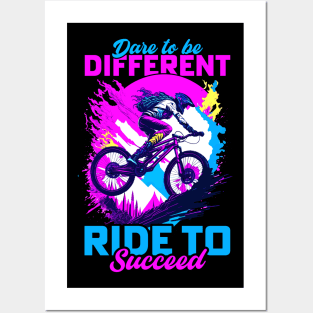 Dare to be Different Ride To Succeed | BMX Posters and Art